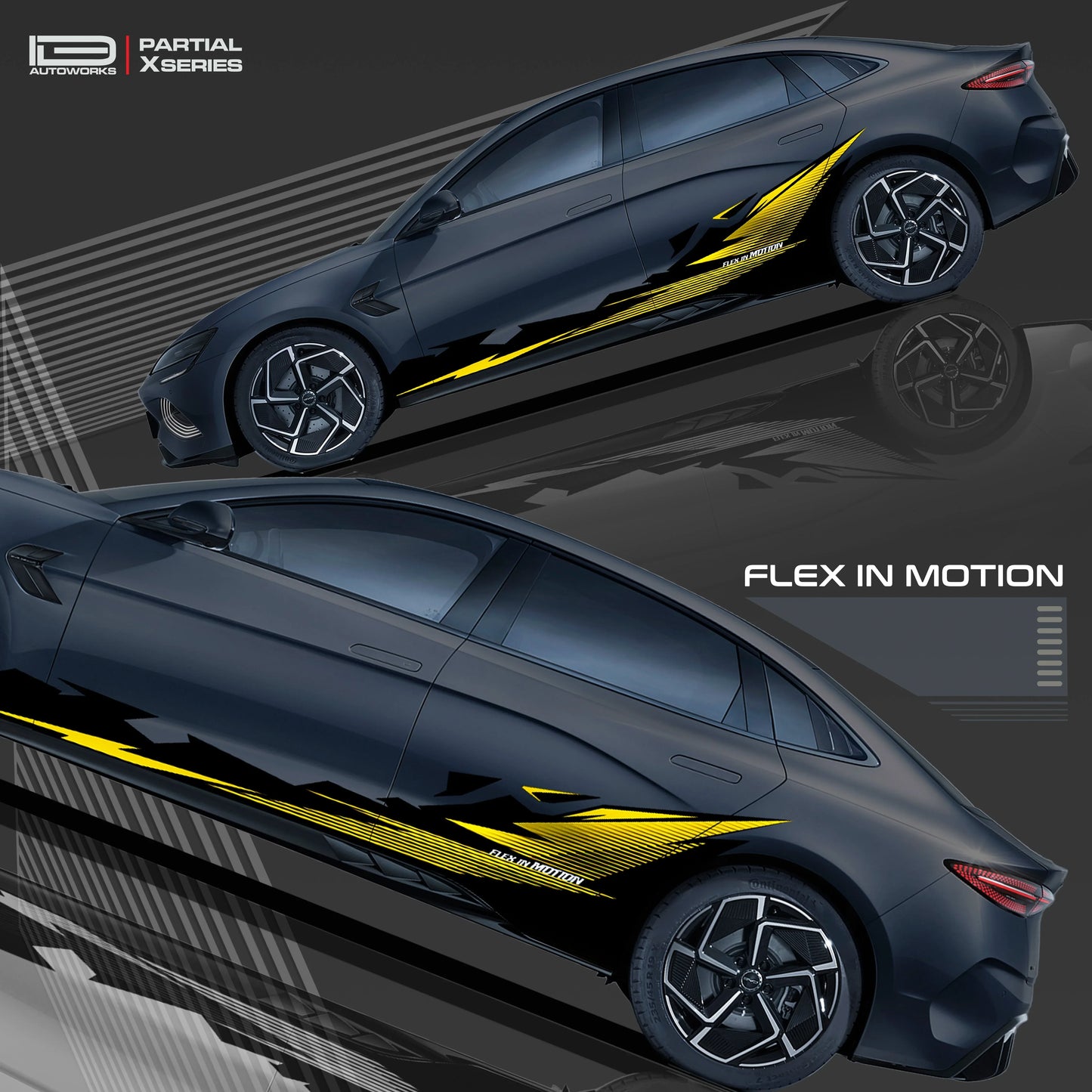 Flex in Motion Edition Graphics for BYD Seal black