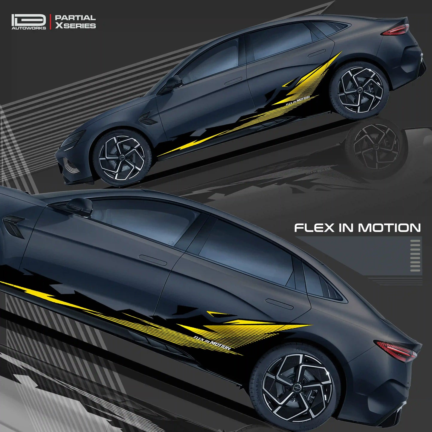Flex in Motion Edition Graphics for BYD Seal black