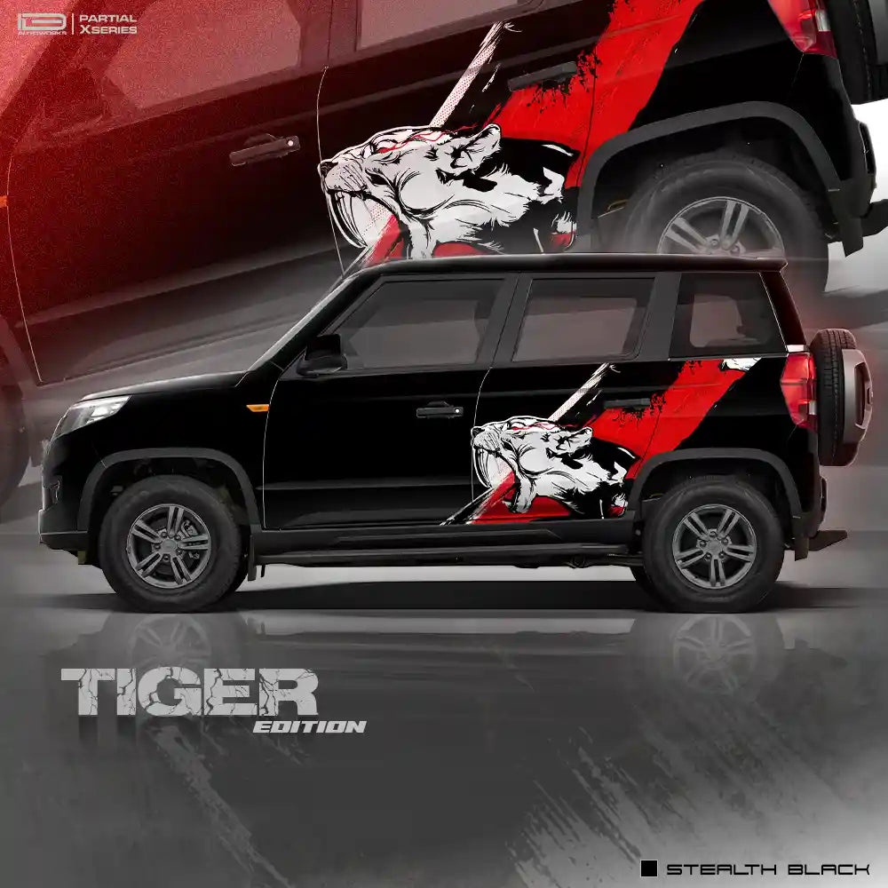 Tiger Edition Graphics for Mahindra Bolero Neo IDE Graphics Series