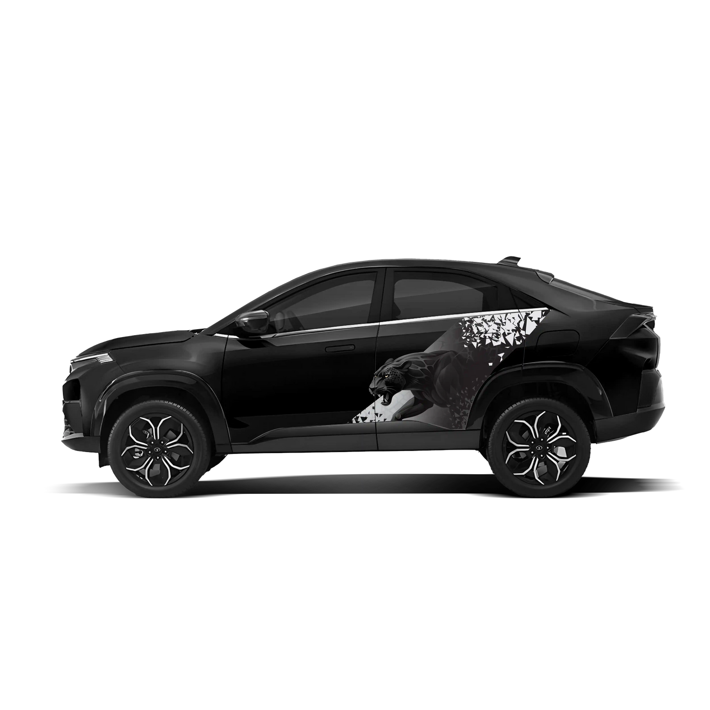 Panther Edition Graphics for Tata Curvv IDE Partial X Series