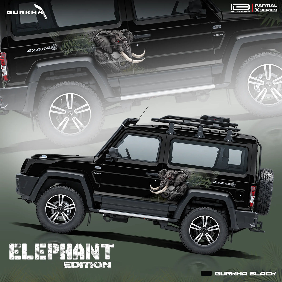 IDE Partial X Series – Elephant Edition Force Gurkha Poster
