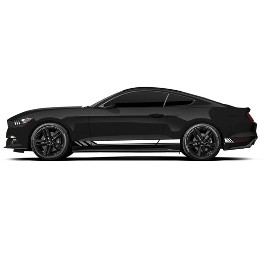 IDE PREMIUM GRAPHICS SERIES - Cascade Edition Side for Ford Mustang (Shadow Black)