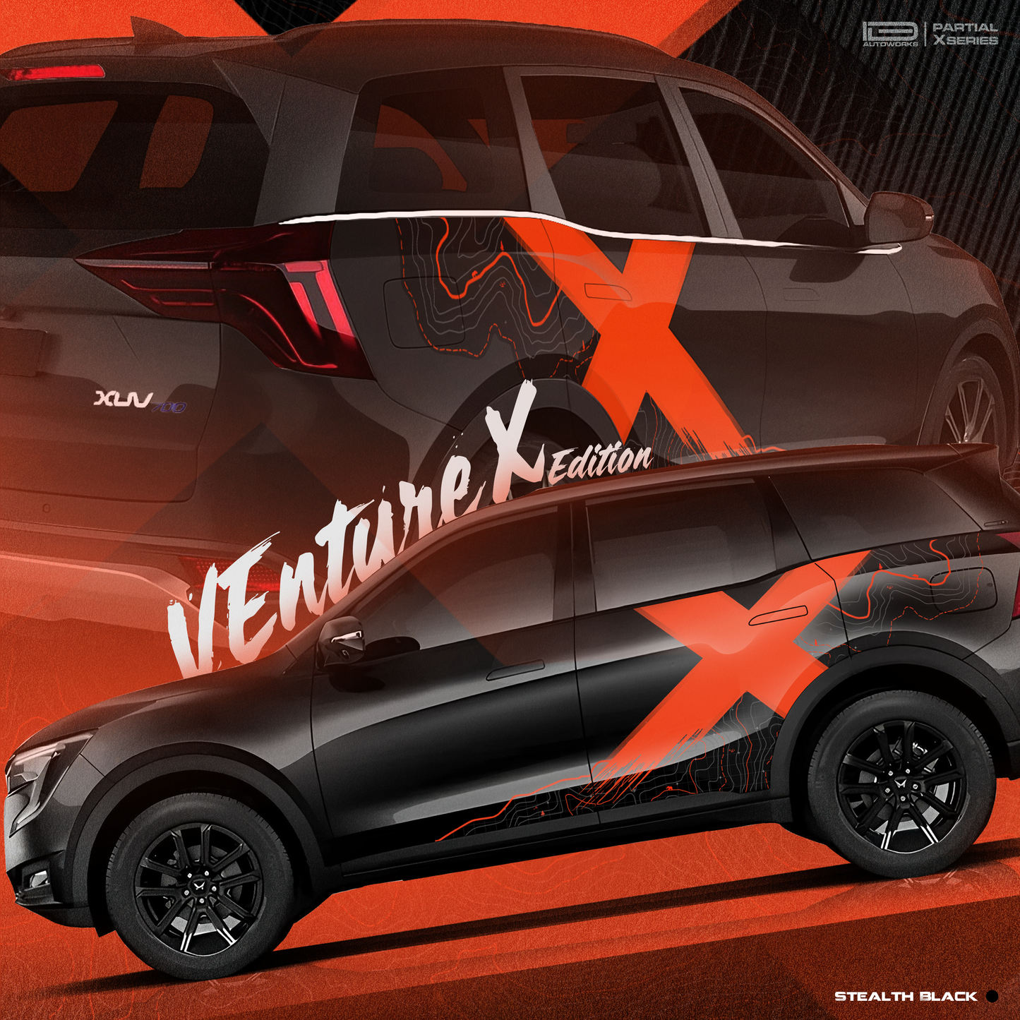 Venture X Edition graphics for the mahindra Xuv 700