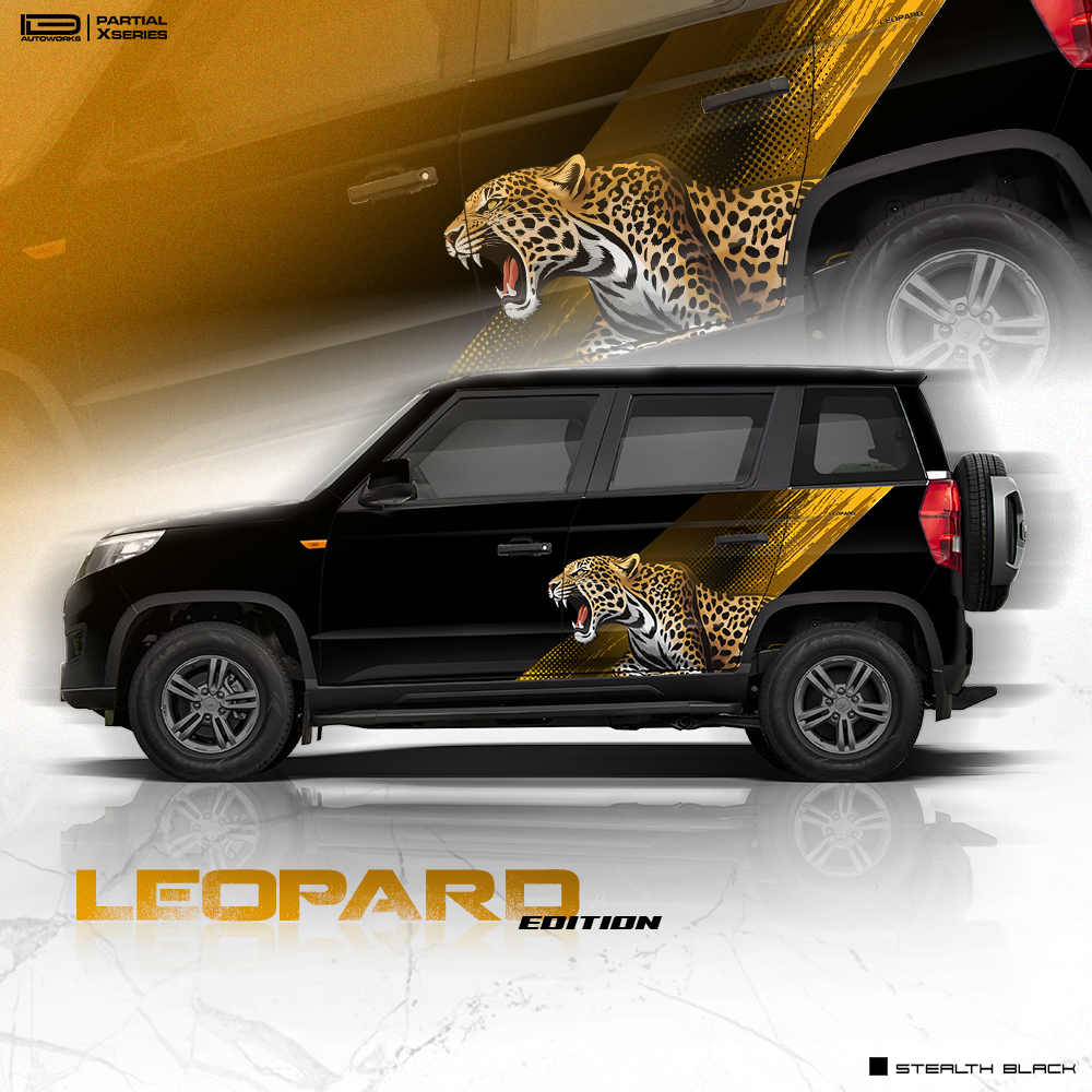 Leopard Edition Graphics for Mahindra Bolero Neo IDE Graphics Series