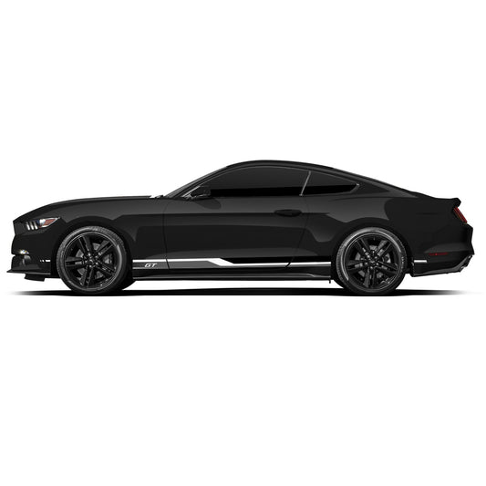 IDE PREMIUM GRAPHICS SERIES - GT Edition Side for Ford Mustang (Shadow Black)