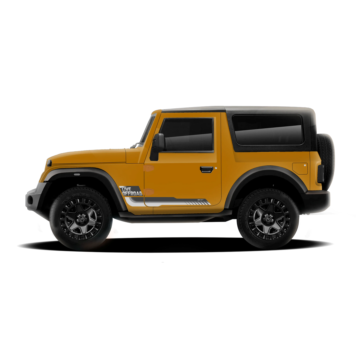 Classic Edition Graphics for Mahindra Thar blazing bronze