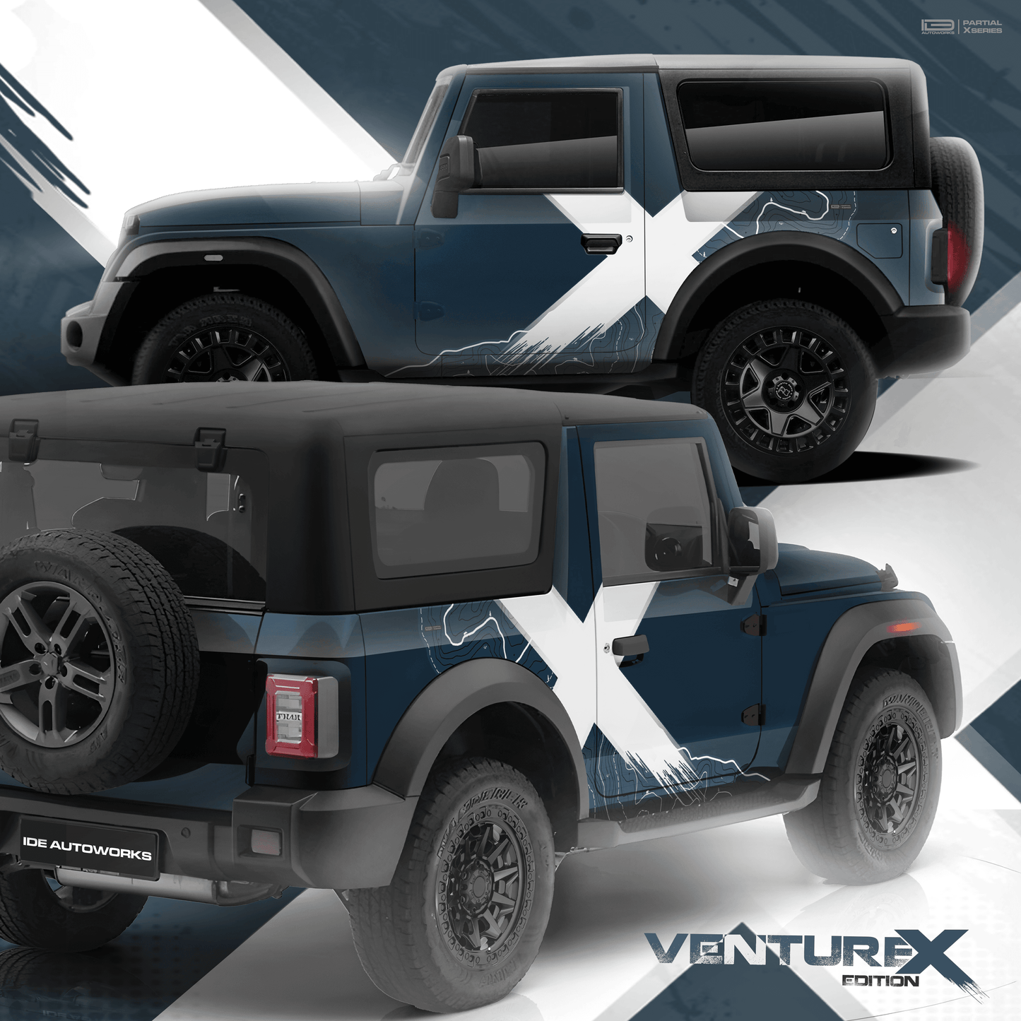 VentureX Edition Graphics for Mahindra Thar