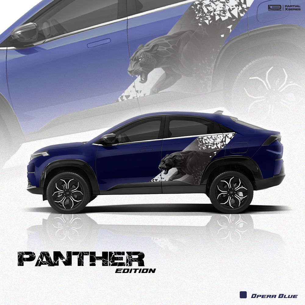 Panther Edition Graphics for Tata Curvv IDE Partial X Series