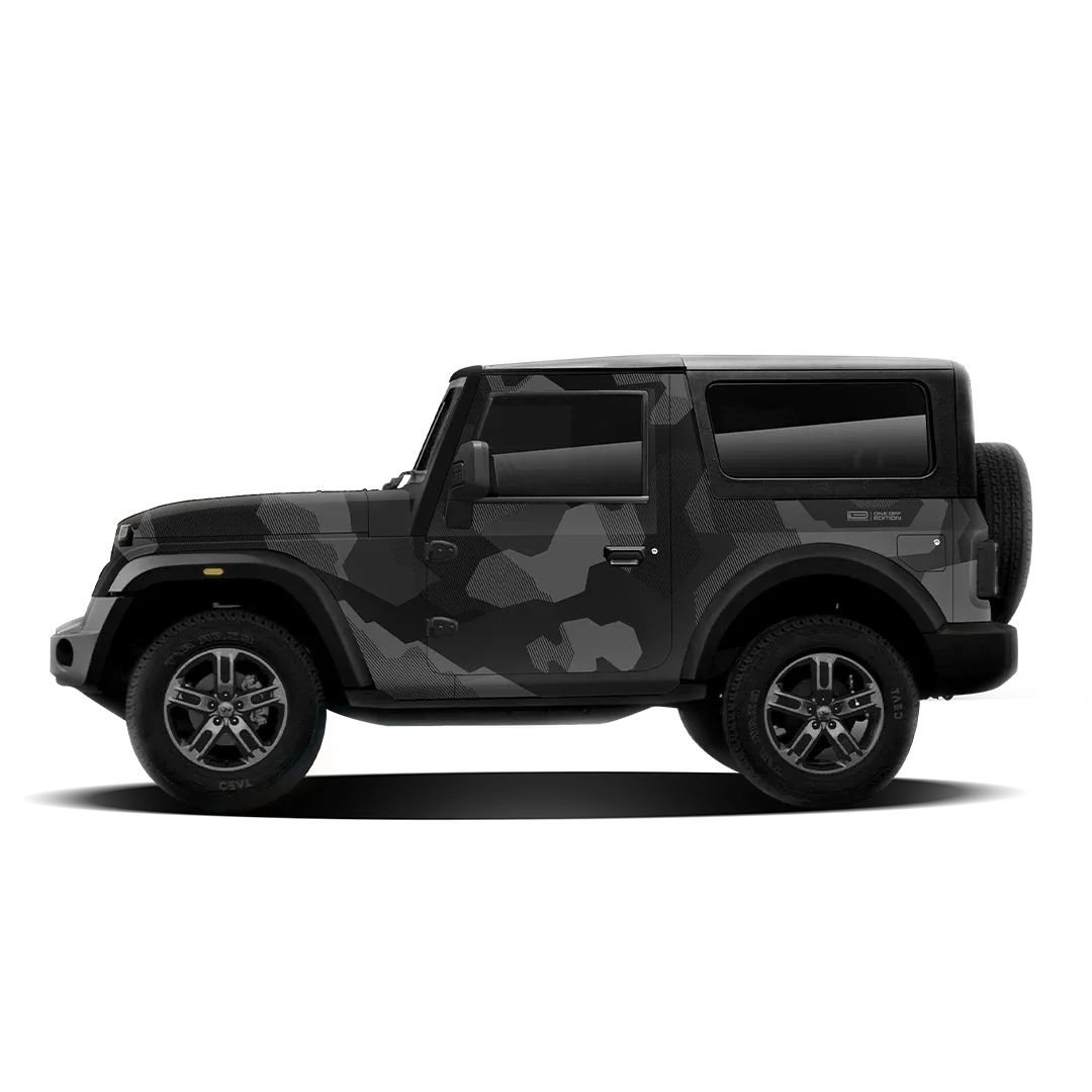 Camo Edition Graphics for Mahindra Thar black