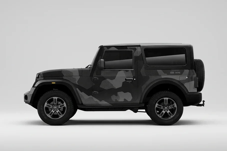 Camo Edition Graphics for Mahindra Thar black