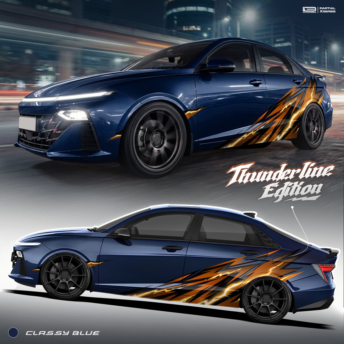 IDE Partial X Series – Thunderline Edition | Hyundai Verna