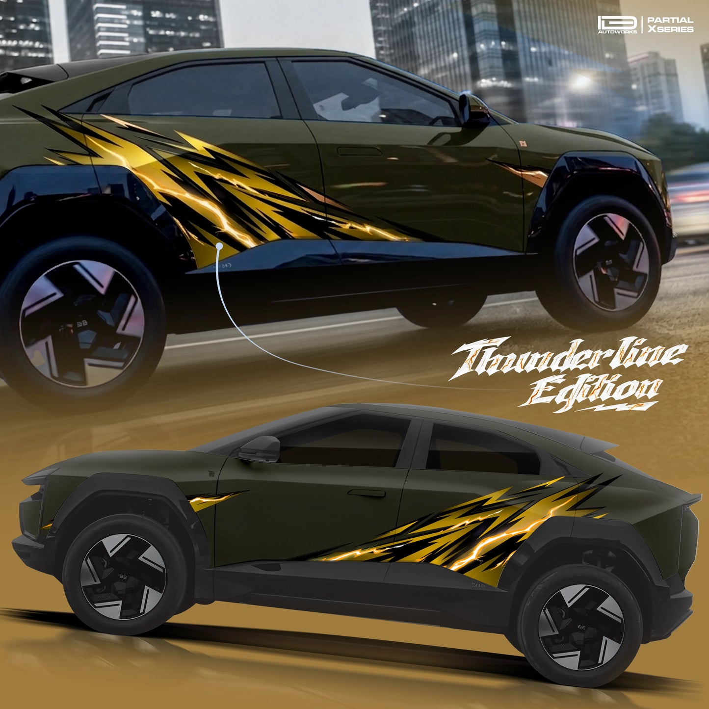 IDE Partial X Series – Thunderline Edition | Mahindra BE6