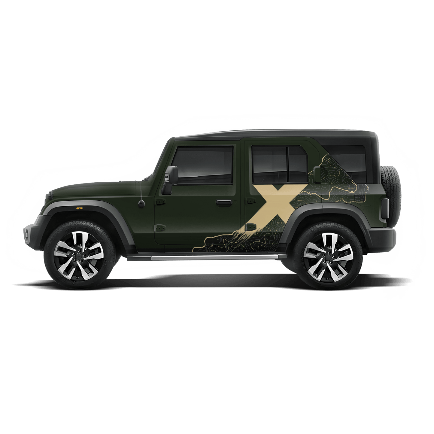VentureX Edition Graphics for Mahindra Thar Roxx