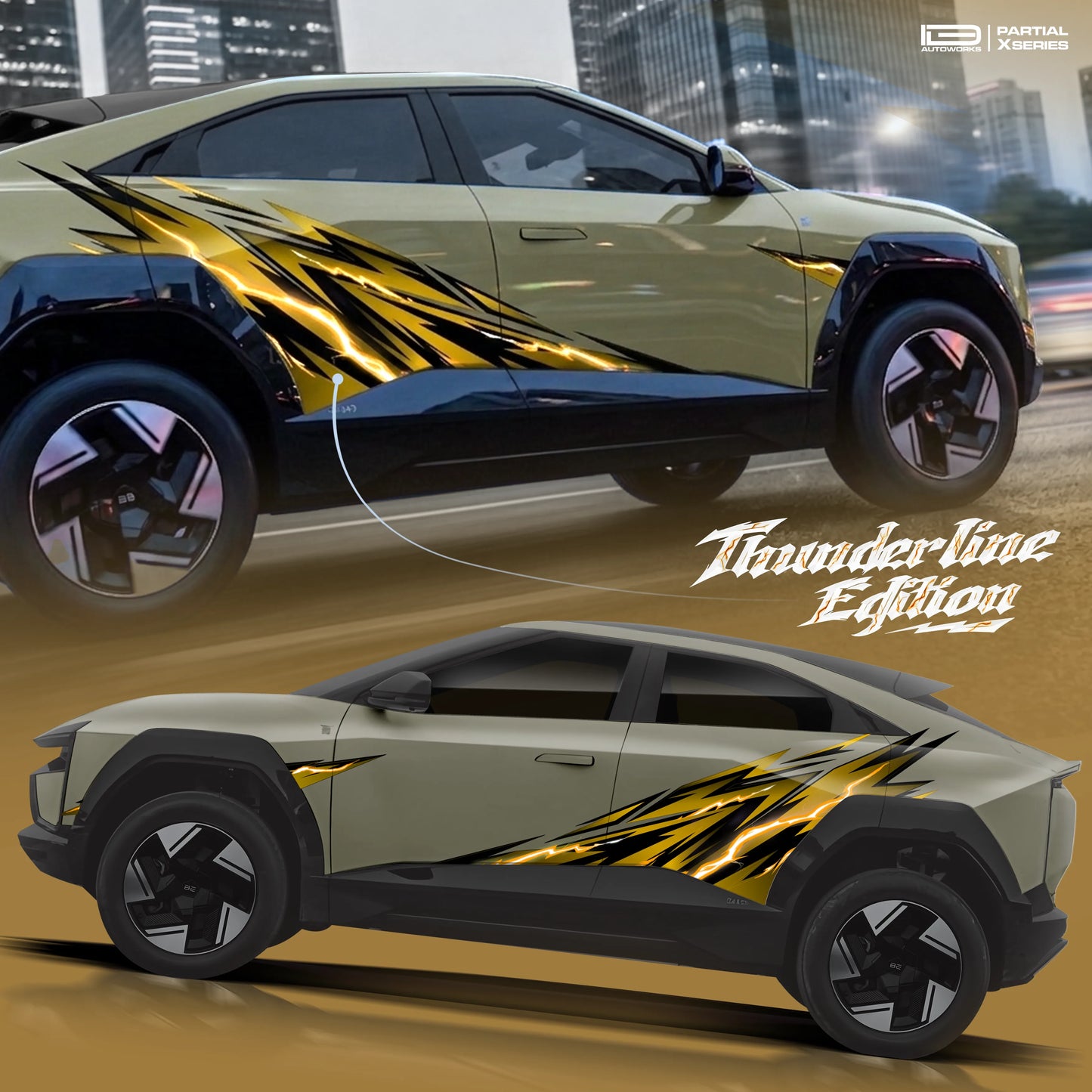 IDE Partial X Series – Thunderline Edition | Mahindra BE6