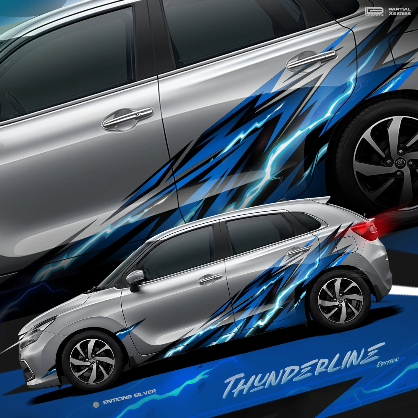 IDE Partial X Series – Thunderline Edition | Toyota Glanza