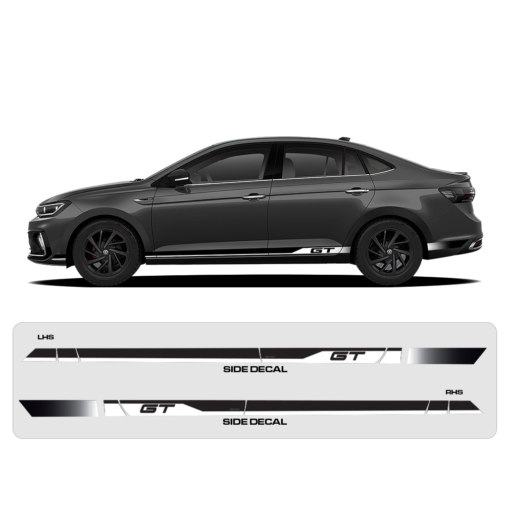 IDE Graphics Series - GT Edition for Volkswagen Virtus (Deep Black Pearl)
