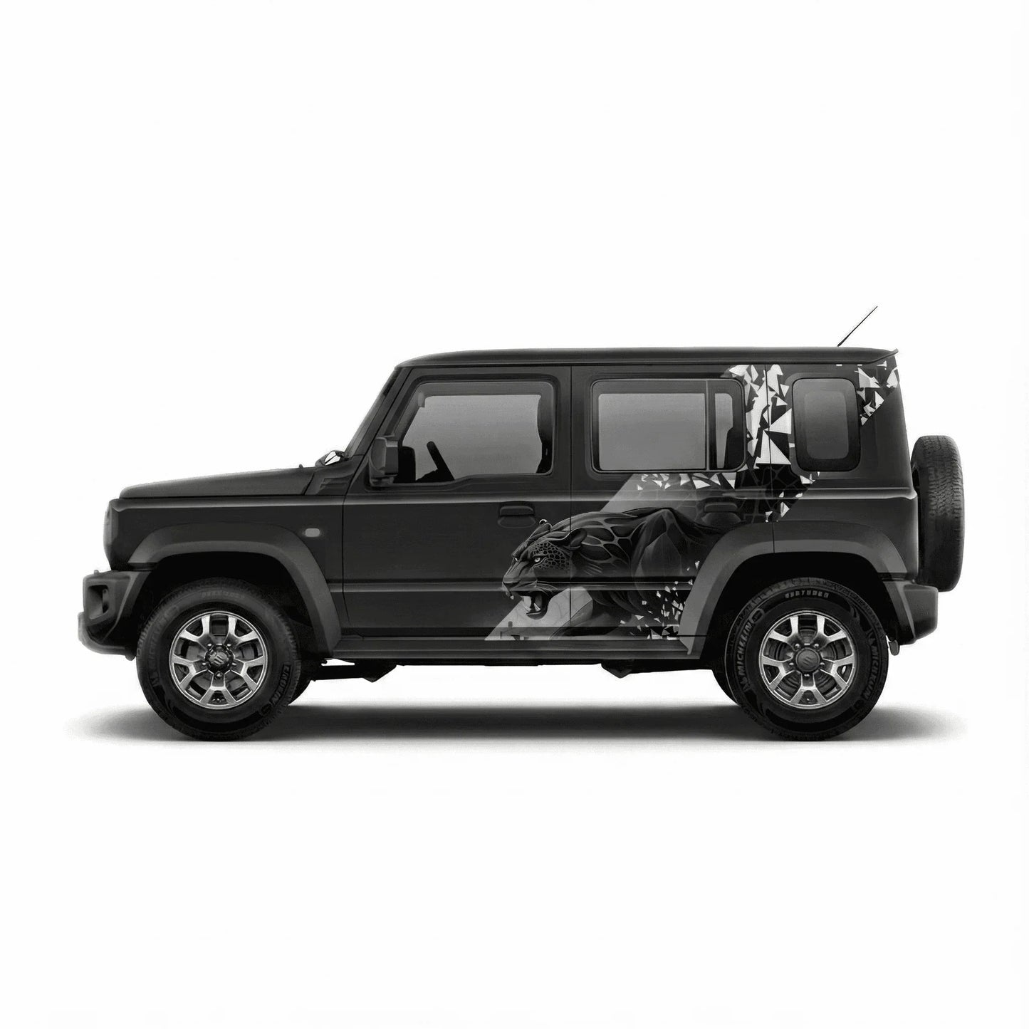 Panther Edition Graphics for Maruti Suzuki Jimny black