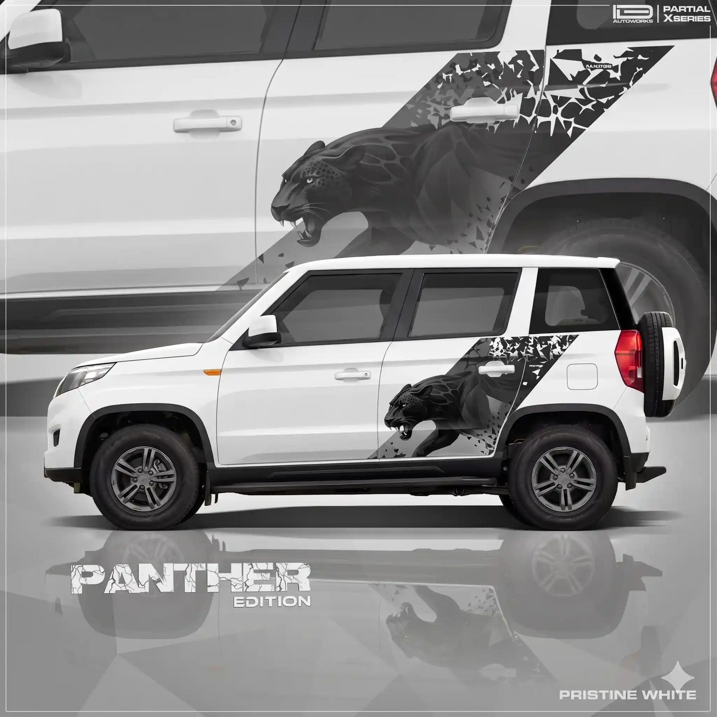 Panther Edition Graphics for Mahindra Bolero Neo IDE Graphics Series