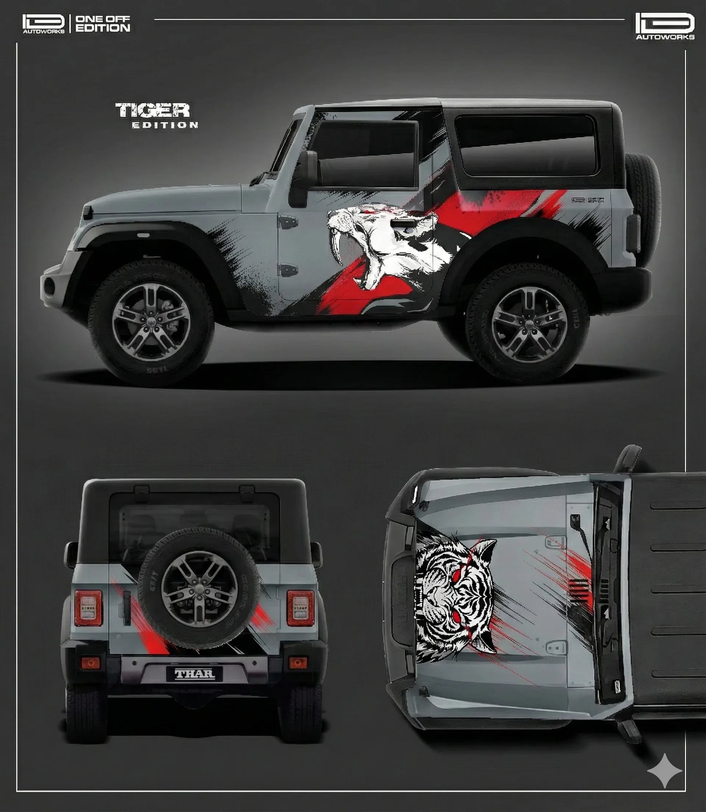 IDE One Off Edition - Tiger Edition | Mahindra Thar
