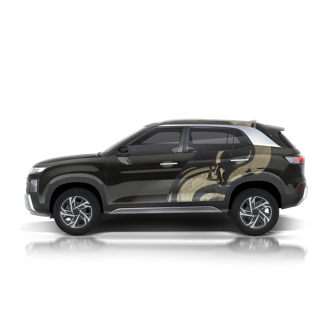 IDE PARTIAL X SERIES - Godfather Edition for HYUNDAI Creta (Abyss Black)