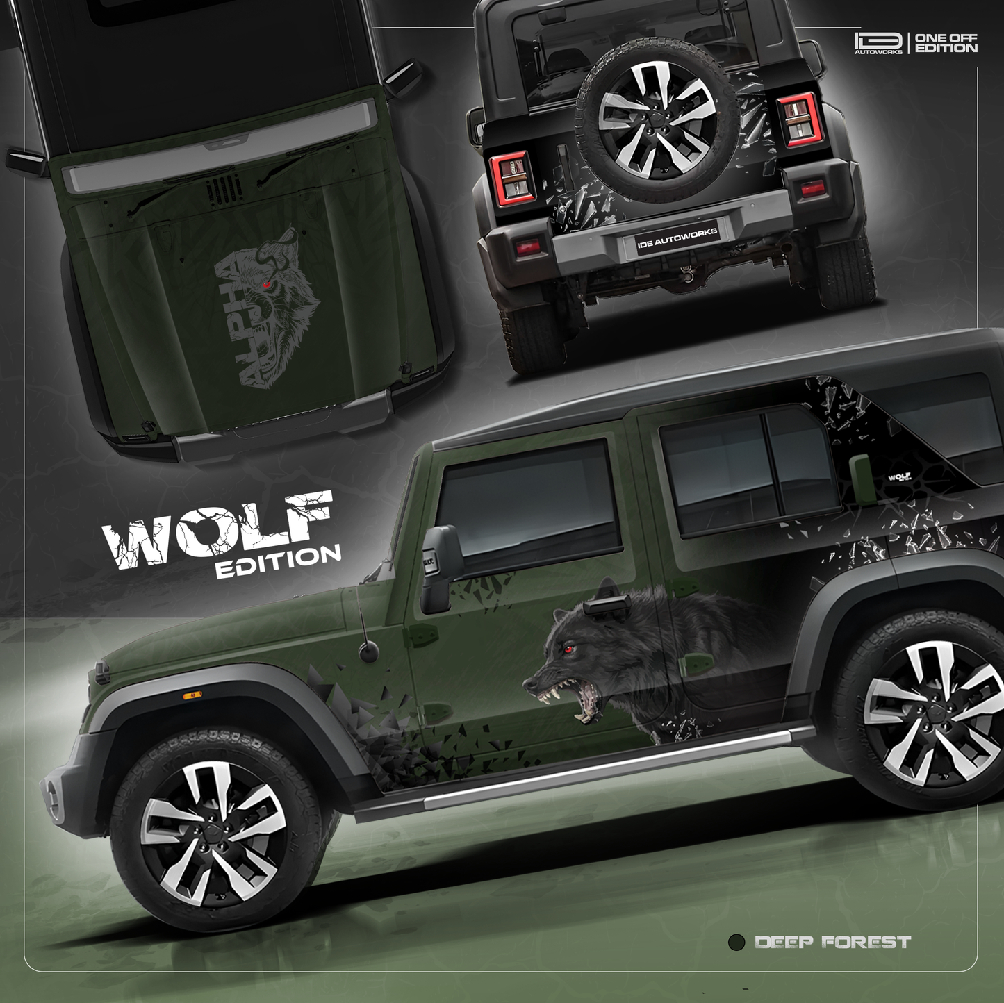 IDE One Off Edition – Wolf Edition | Mahindra Thar Roxx