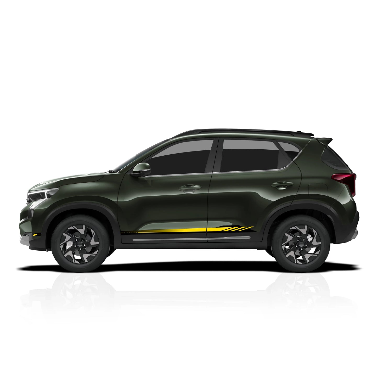 Magnum Edition Graphics for Kia Sonet green