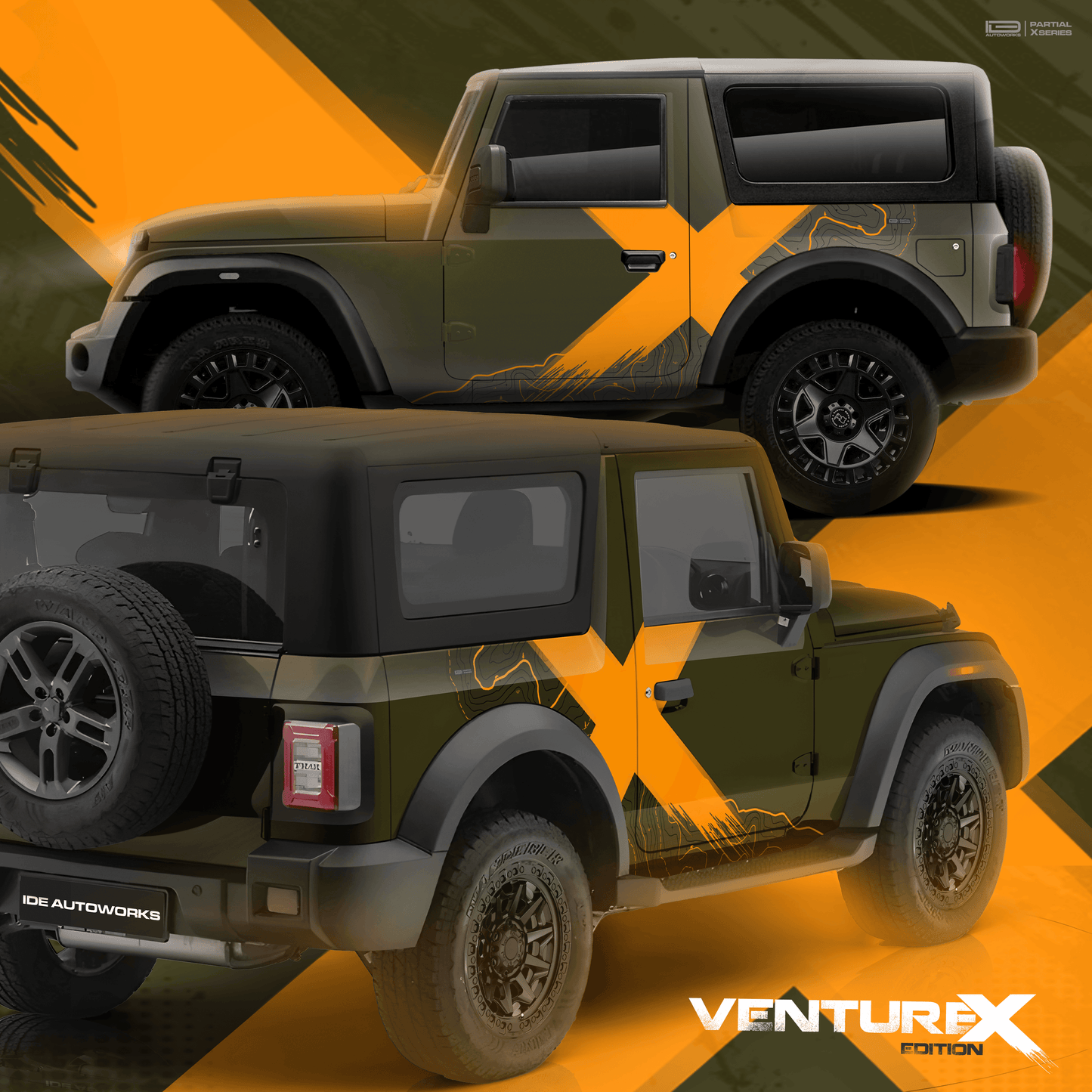 VentureX Edition Graphics for Mahindra Thar