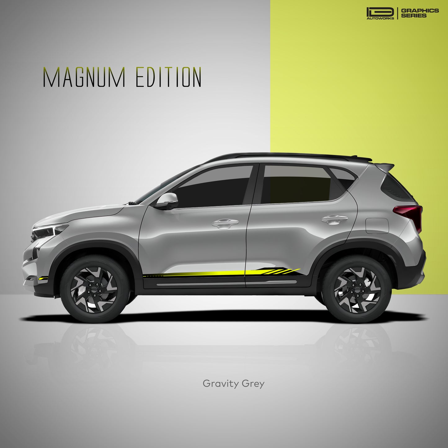 IDE GRAPHICS SERIES - Magnum Edition for Kia Sonet (Gravity Grey)
