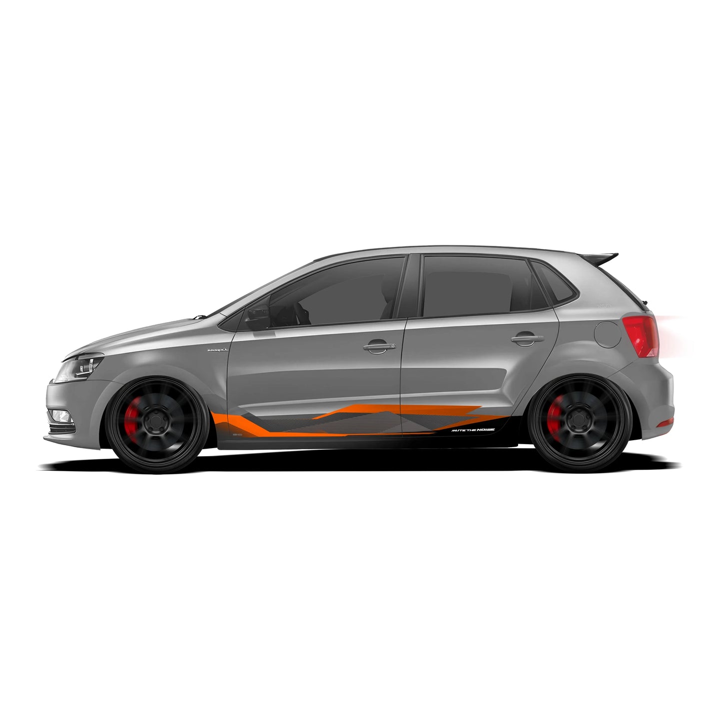 Mute The Noise Edition Graphics for VW Polo grey