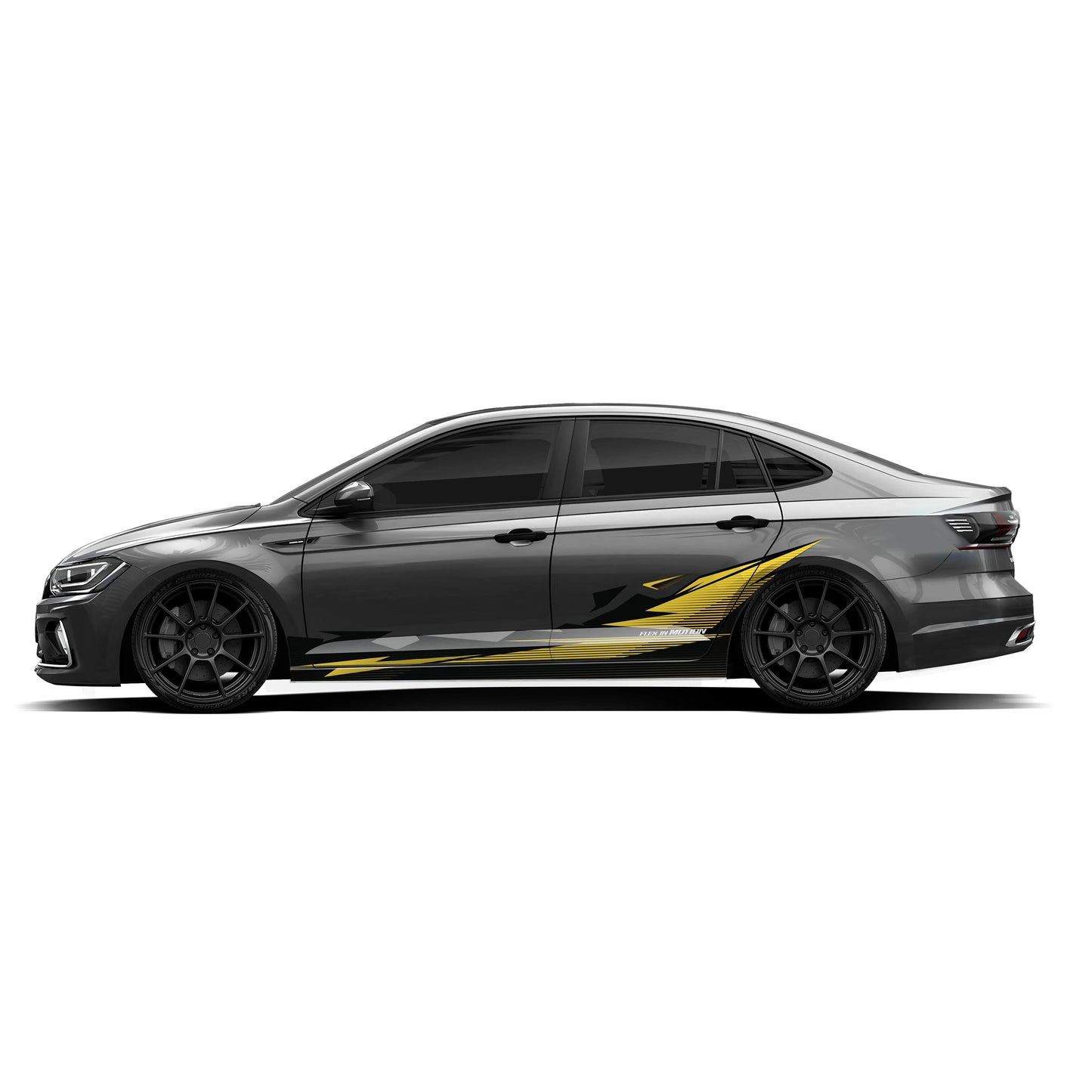 Flex in Motion Edition Graphics for VW Virtus grey