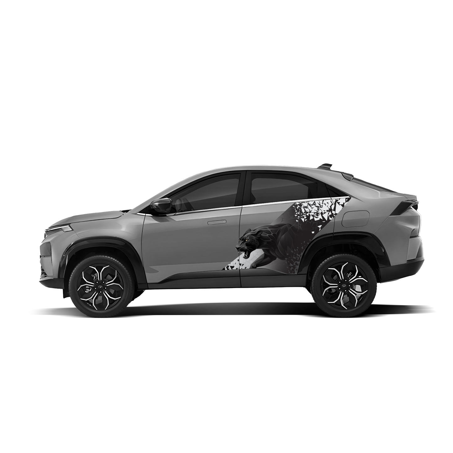 Panther Edition Graphics for Tata Curvv IDE Partial X Series