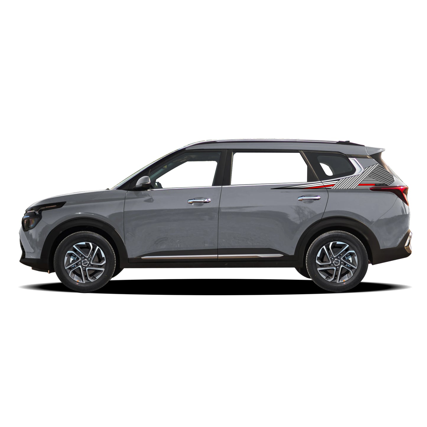 Urban Edition Car Graphics Kit for Kia Carens grey