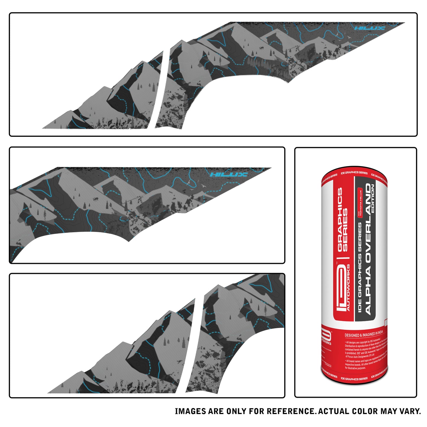 IDE PARTIAL X SERIES - Alpha Overland Edition for TOYOTA Hilux (Super White)