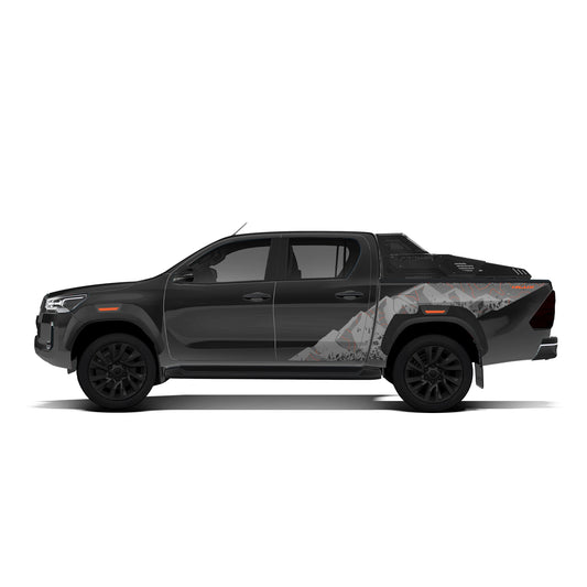 IDE PARTIAL X SERIES - Alpha Overland Edition for TOYOTA Hilux (Grey Metallic)