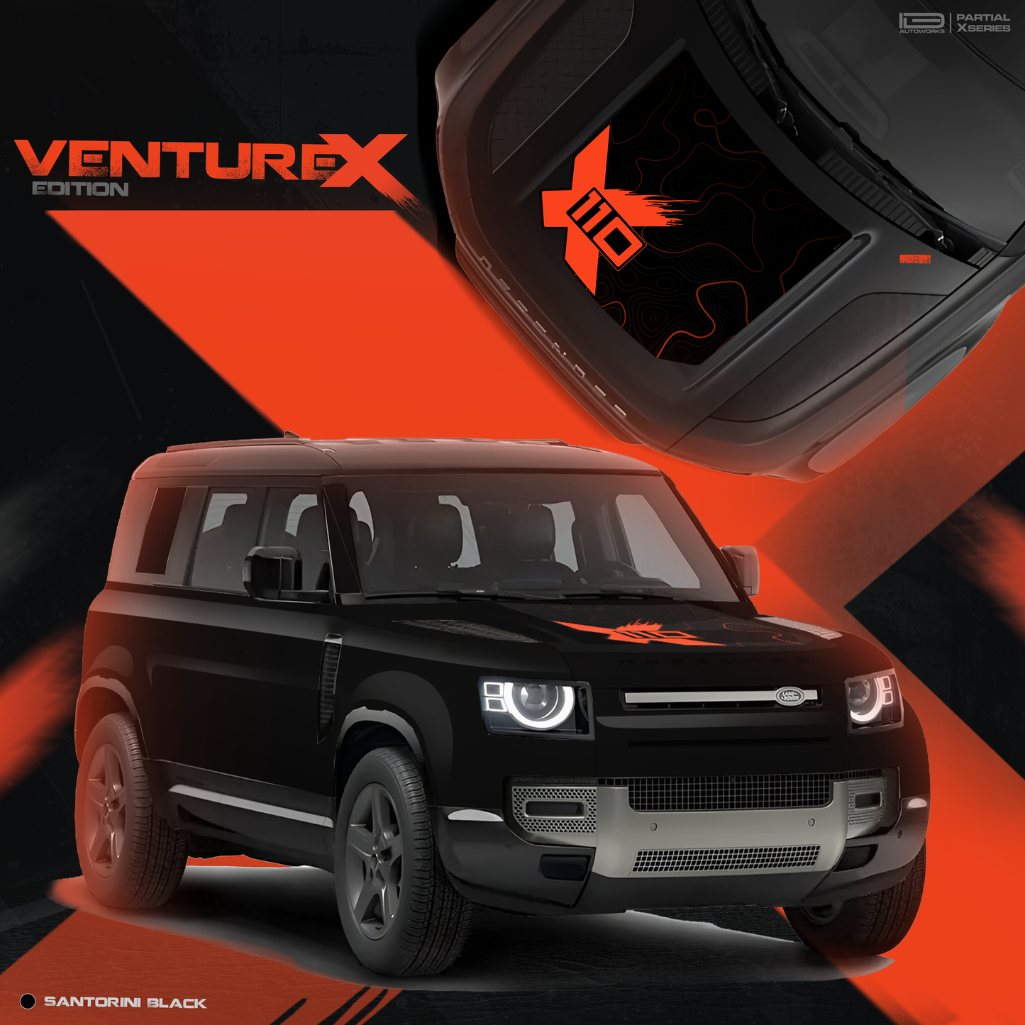 VentureX Edition Graphics for Land Rover Defender 110
