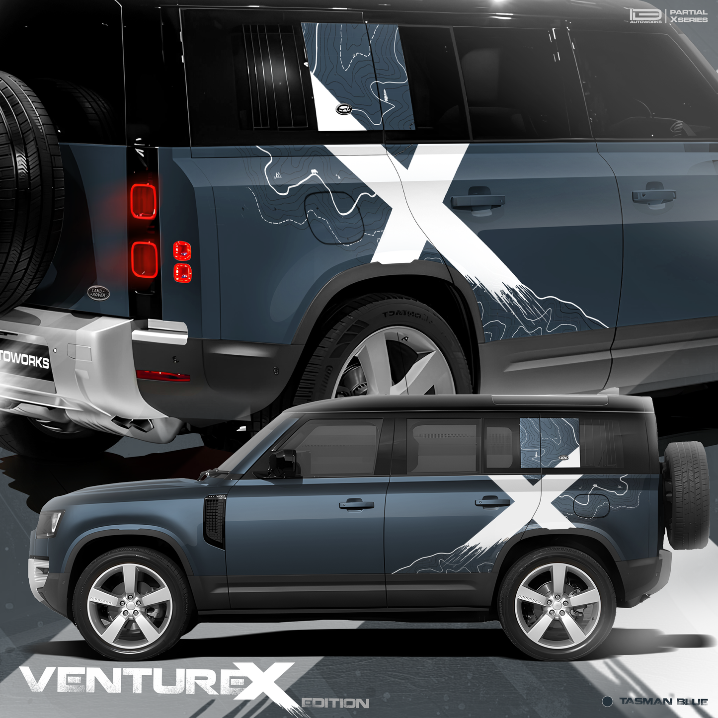 VentureX Edition Graphics for Land Rover Defender 110