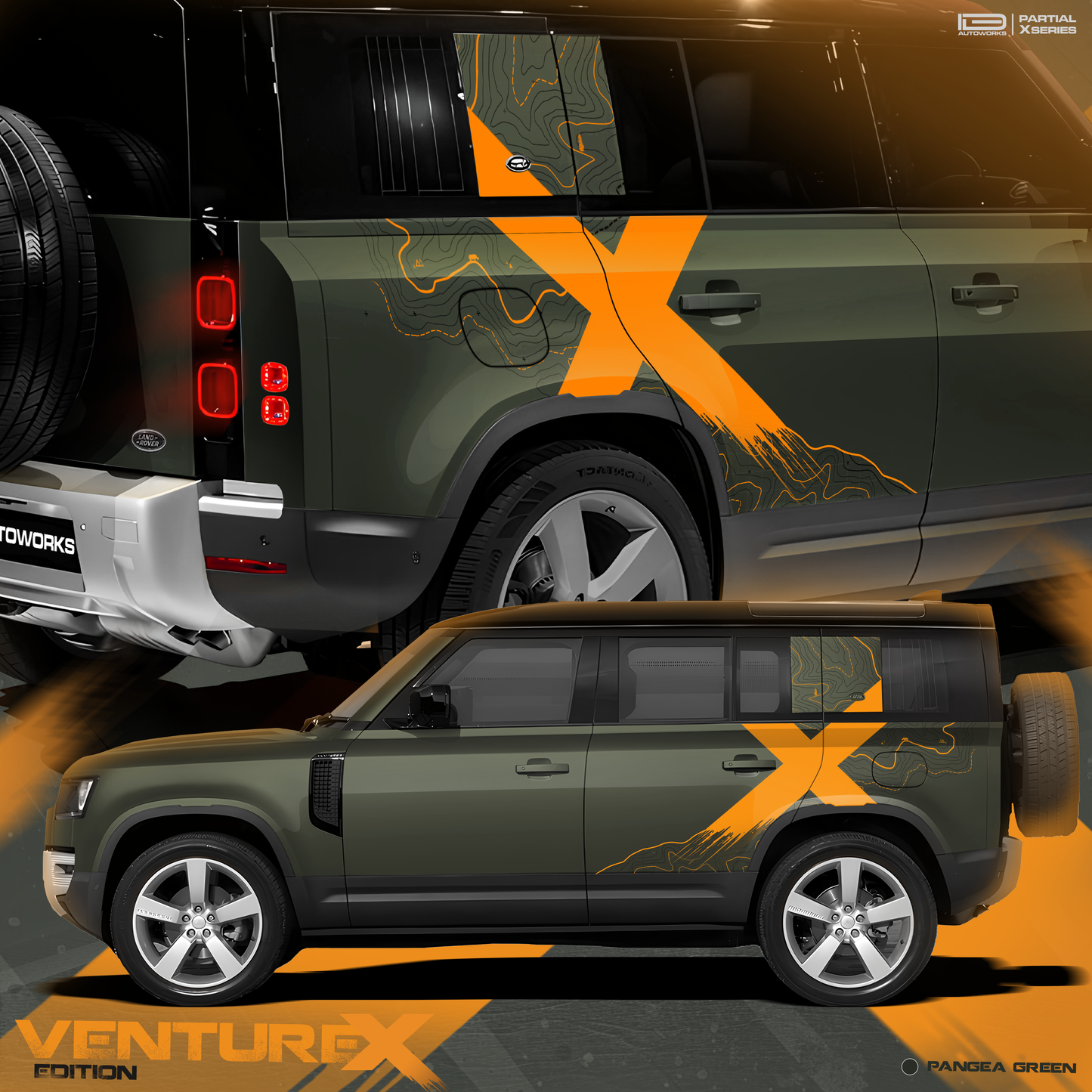 VentureX Edition Graphics for Land Rover Defender 110