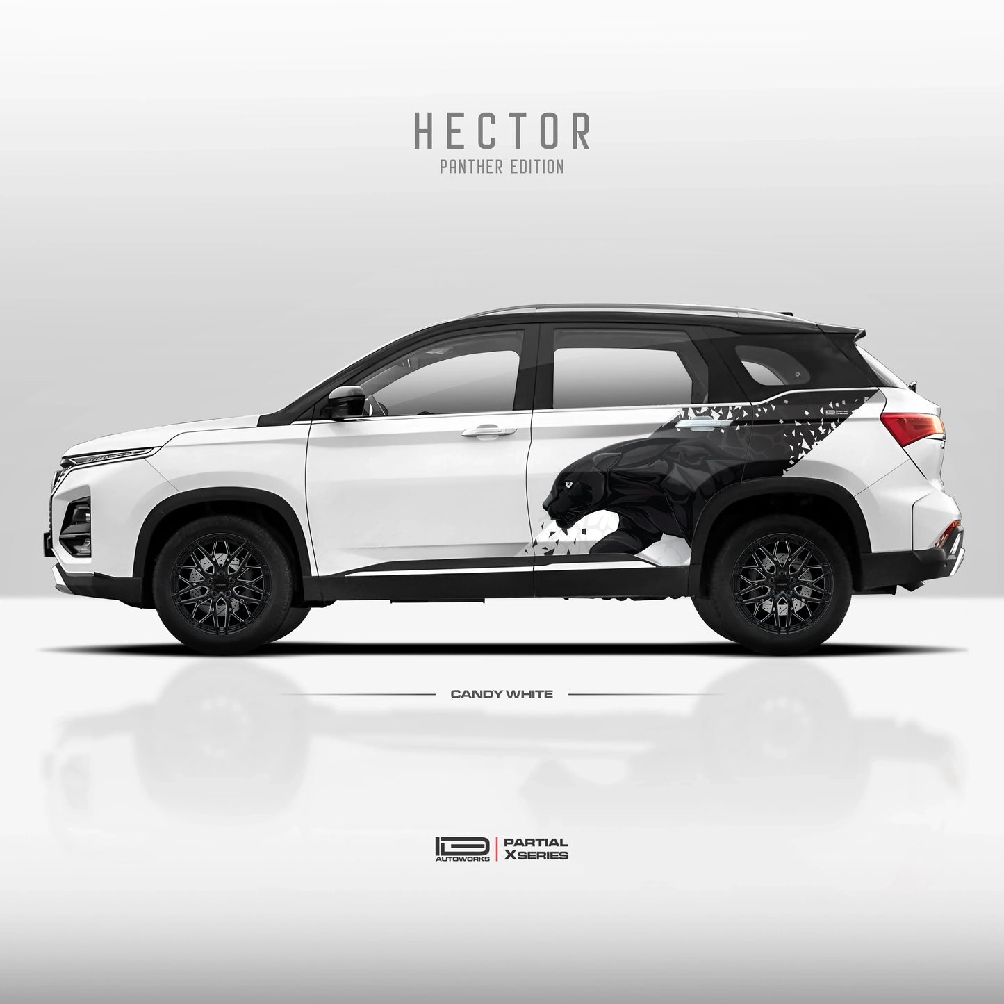 Panther Edition Graphics for MG Hector white