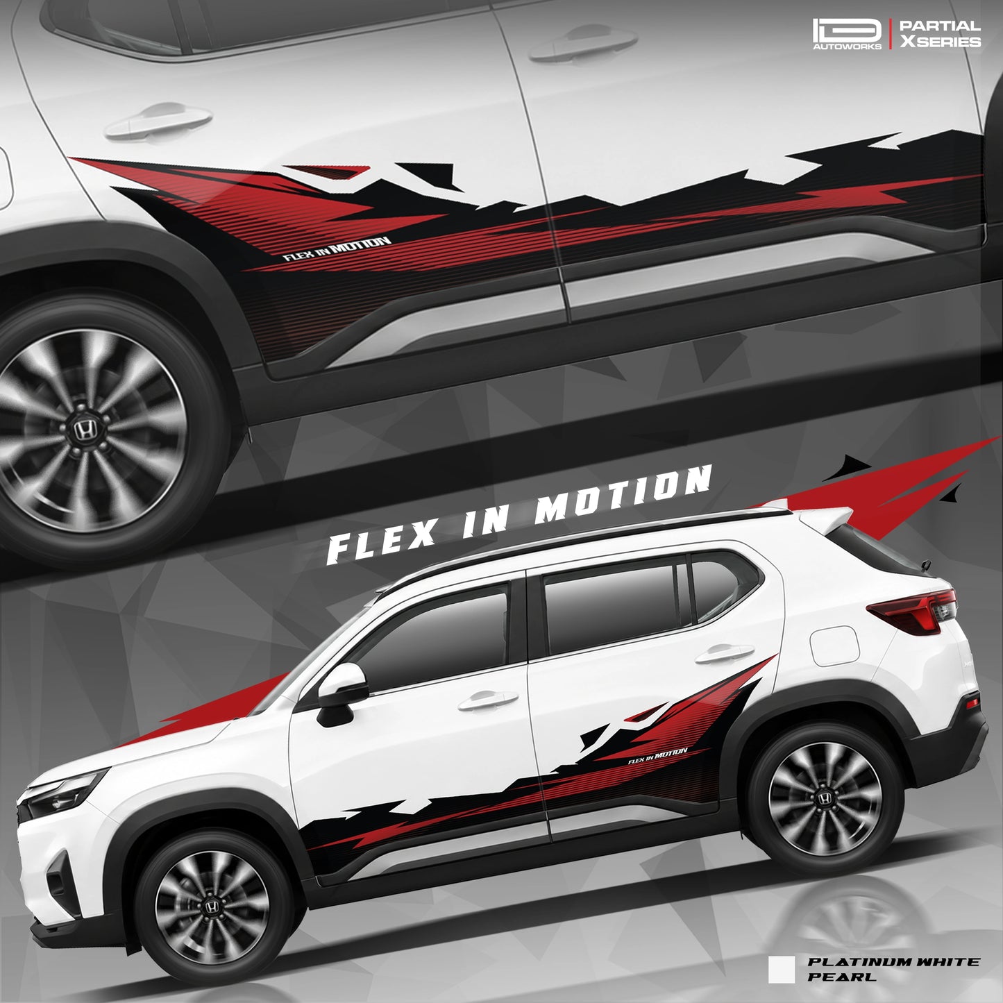 Flex in Motion Edition Graphics for Honda Elevate IDE Graphics Series
