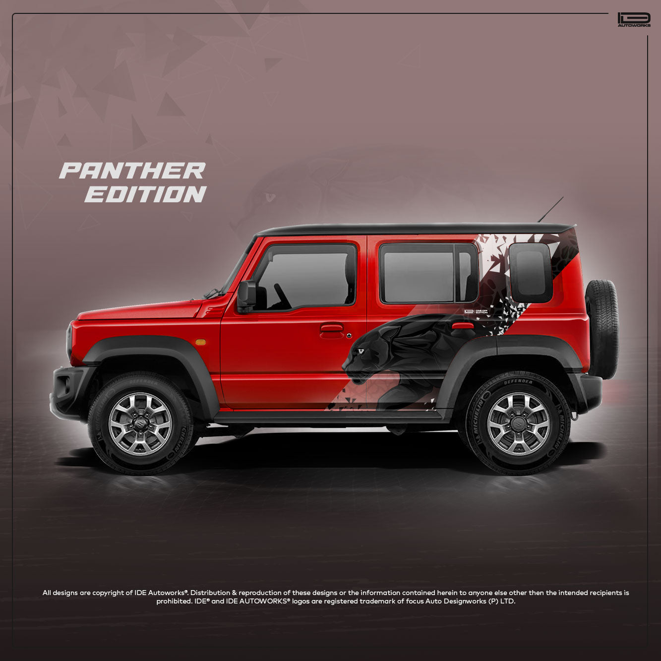 IDE Partial X Series – Red Panther Edition | Jimny
