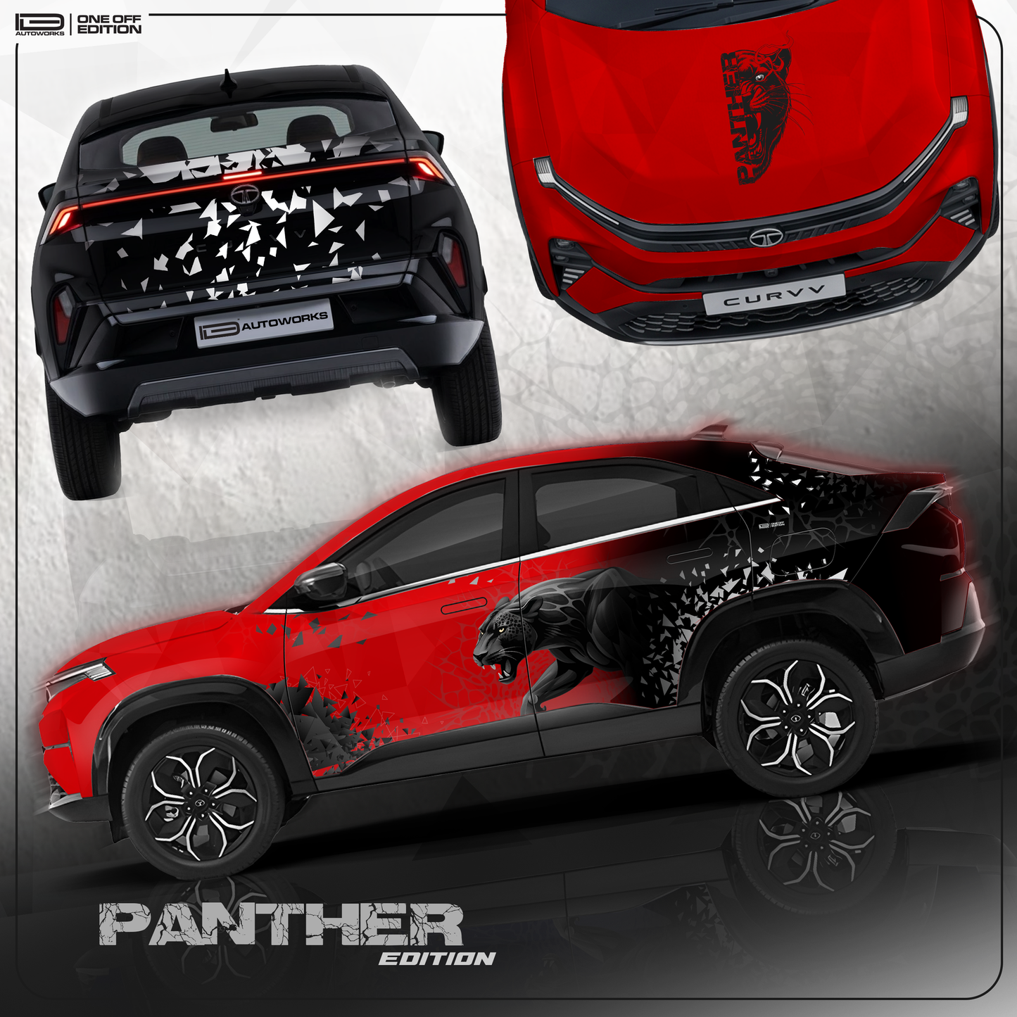 Panther Edition Graphics for Tata Curvv IDE One-Off Series