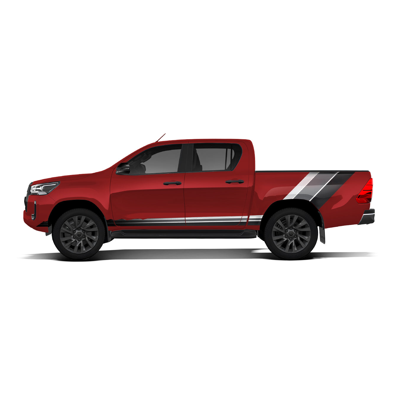 IDE PARTIAL X SERIES - Classic Cruiser Edition for TOYOTA Hilux (Emotional Red)
