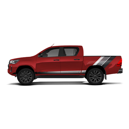 IDE PARTIAL X SERIES - Classic Cruiser Edition for TOYOTA Hilux (Emotional Red)