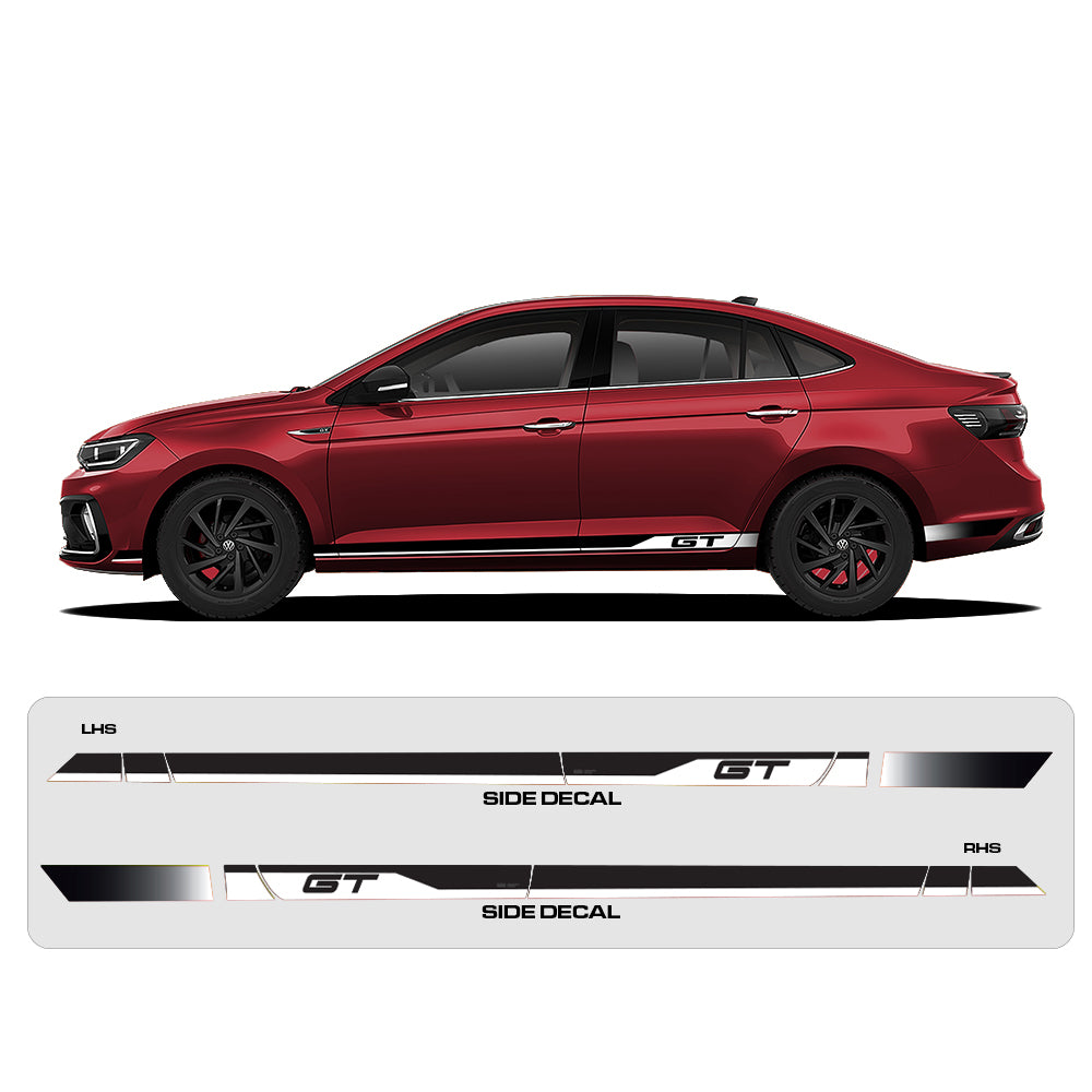 IDE Graphics Series - GT Edition for Volkswagen Virtus (Wild Cherry Red)