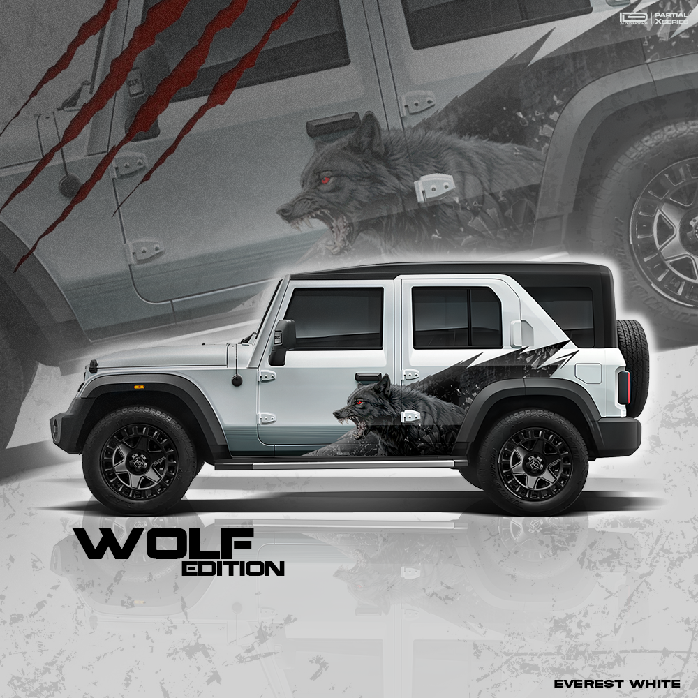 Wolf Edition Car Graphics for Mahindra Roxx IDE Graphics Series