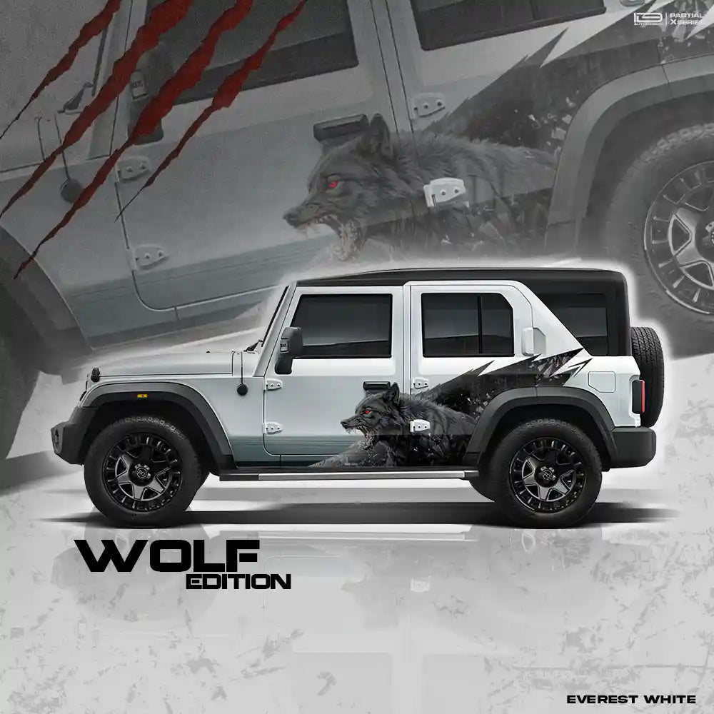 Wolf Edition Car Graphics for Mahindra Roxx IDE Graphics Series