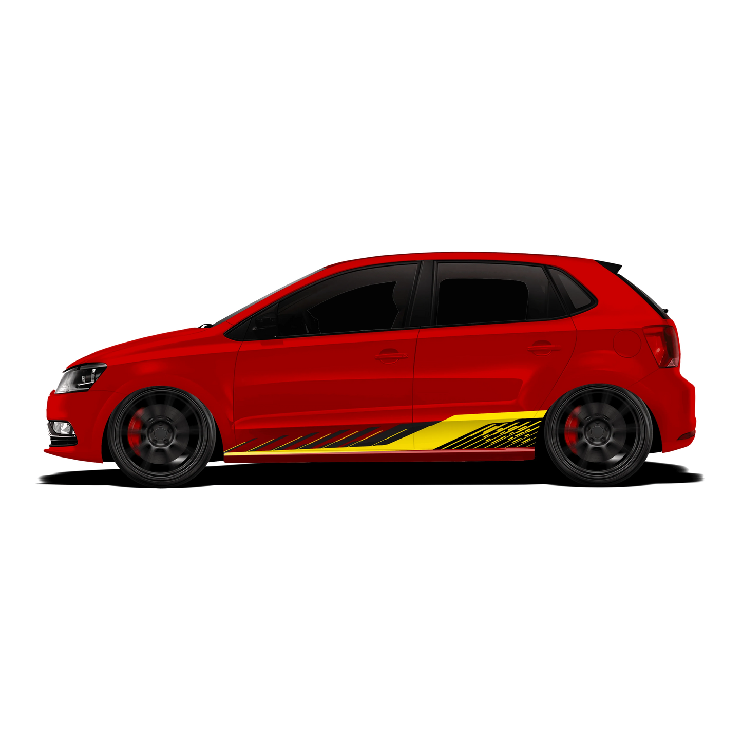 Aero Edition Graphics for VW Polo red