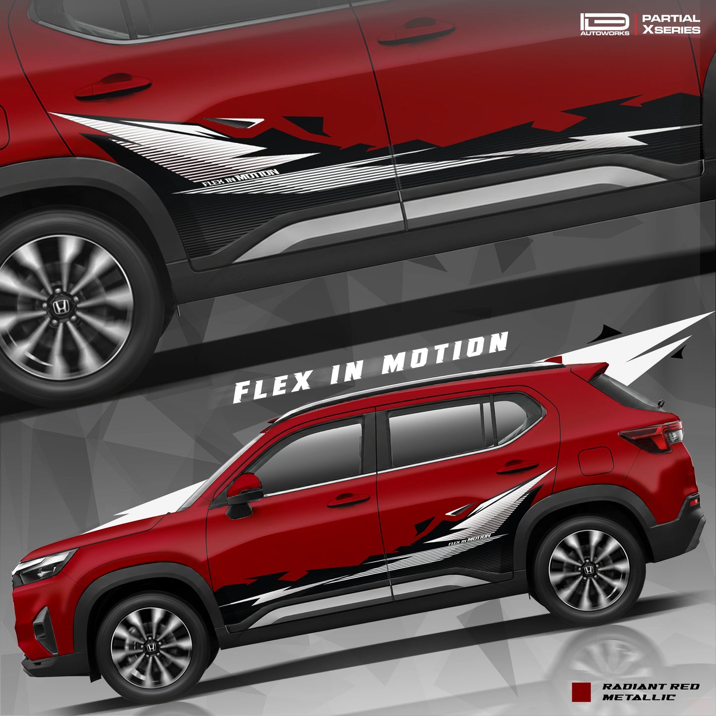 Flex in Motion Edition Graphics for Honda Elevate IDE Graphics Series
