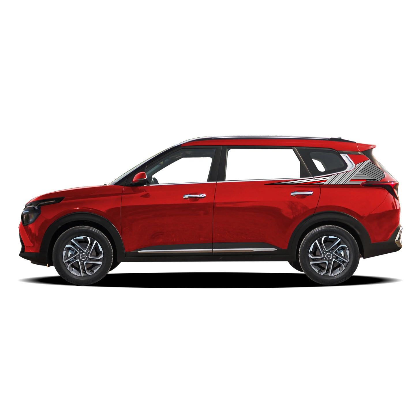 Urban Edition Car Graphics Kit for Kia Carens red