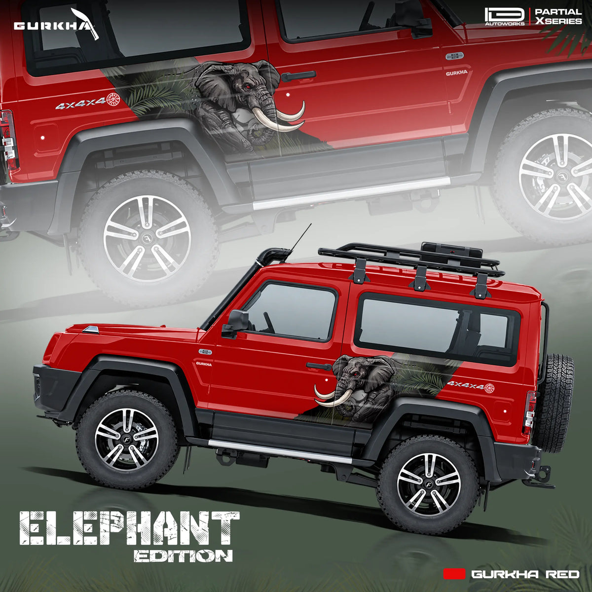 IDE Partial X Series – Elephant Edition Force Gurkha Poster